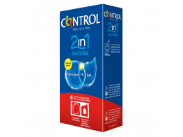 Imagen del producto Control nature 2en1 preservativo+lubricante 6u