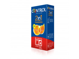 Imagen del producto Control finisimo 2en1 preservativo+lubricante 6u